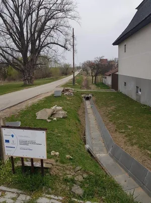 Csapadékelvezetés 50%-os készültségi szint