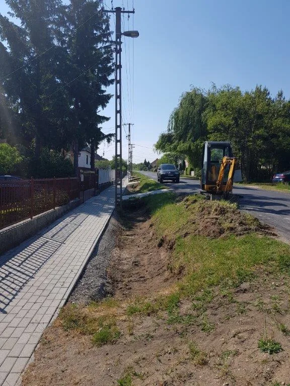 Csapadékelvezetés 50%-os készültségi szint