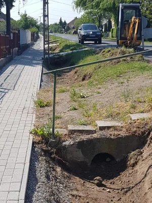 Csapadékelvezetés 50%-os készültségi szint